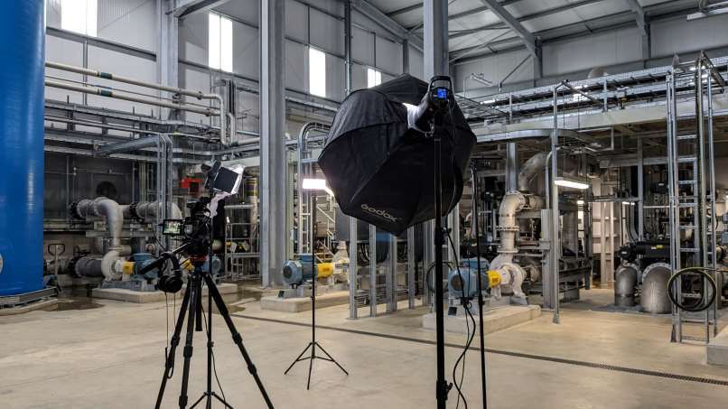 Camera operator Cameraman filming video content in Norwich, Norfolk