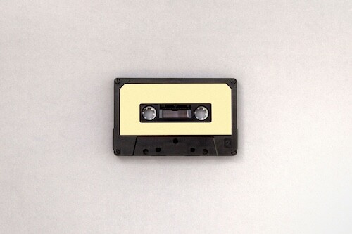 A music tape / cassette 