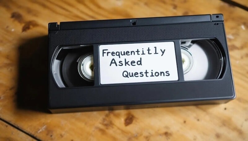 video tape with shaunlawson.video FAQ