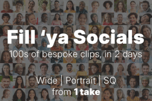creating 100s social media reels and videos in 2 days