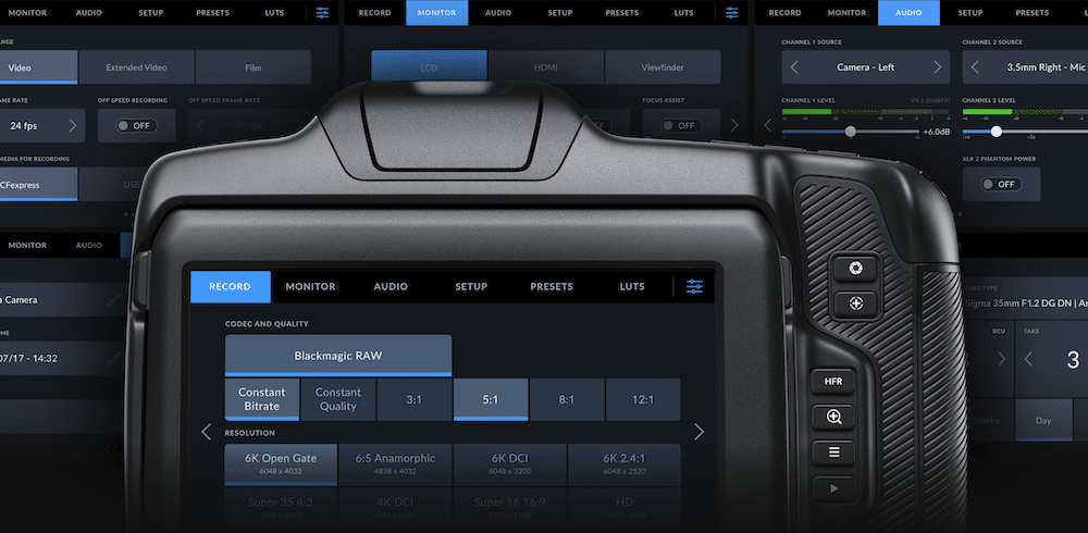 Blackmagic Pyxis video camera