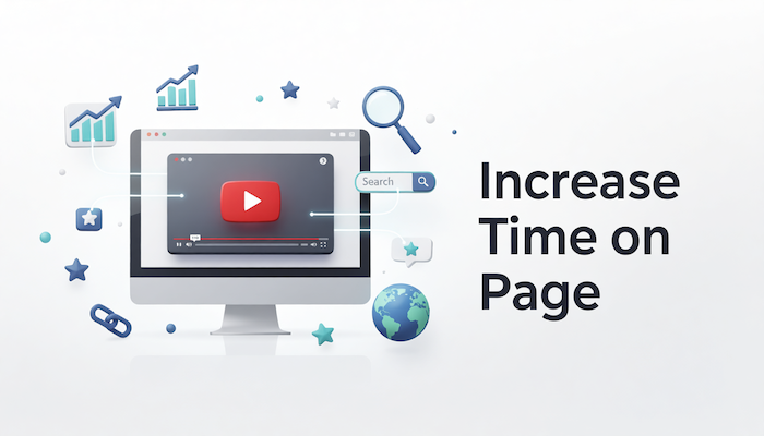 VideoSEO Increase time on page