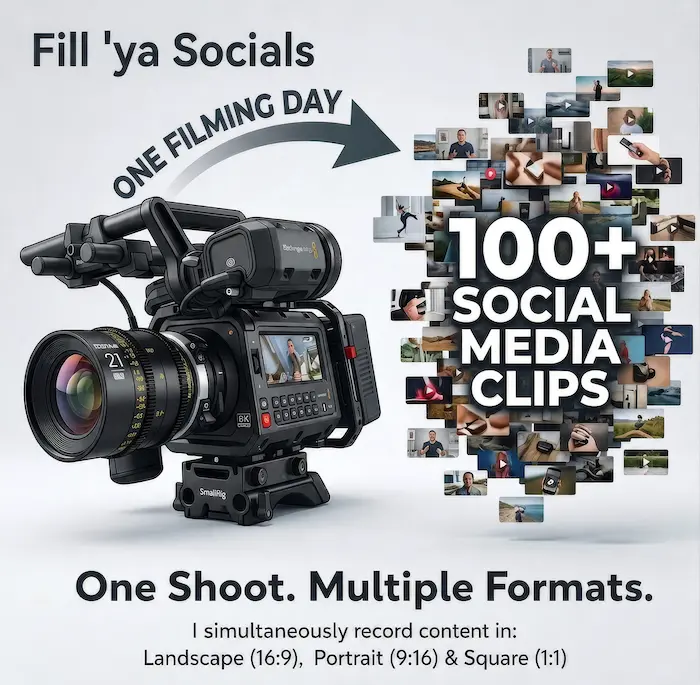 Social Media Video Content creating 100s social media reels and videos in 1 or 2 days