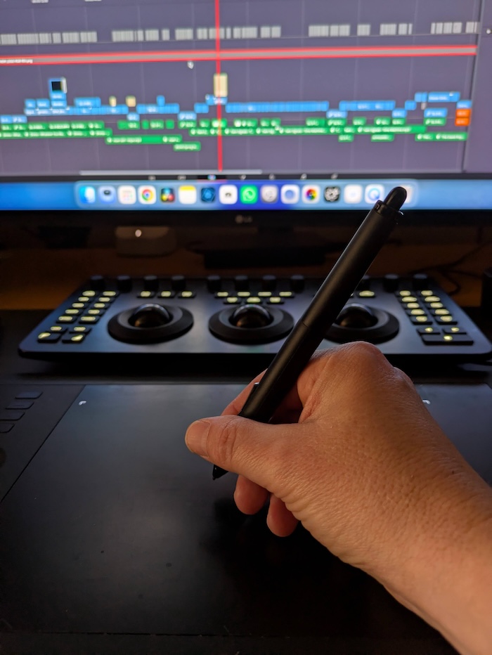 video editing at clients HQ in Bury St Edmunds using Resolve 20